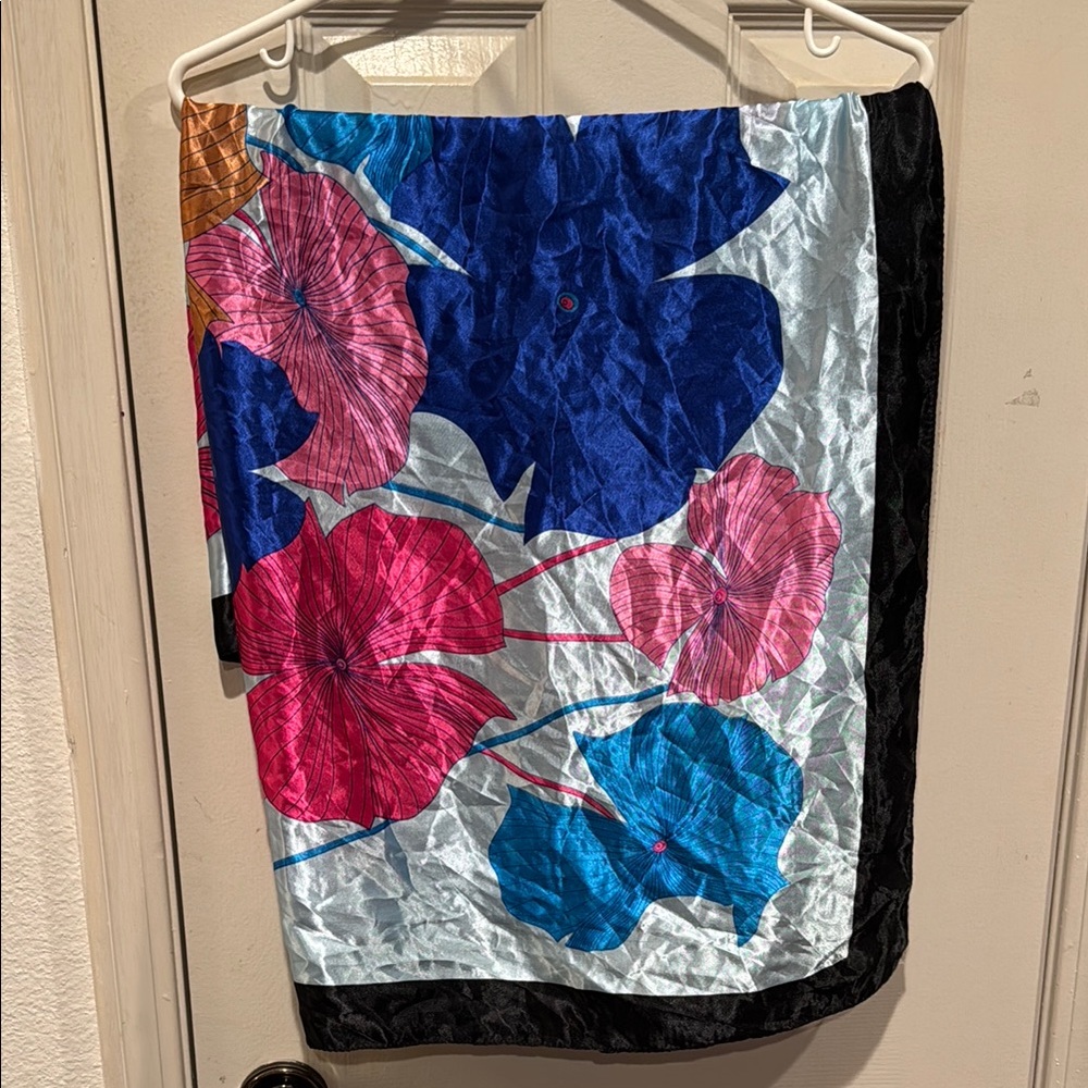 Floral Patterned Scarf